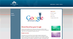 Desktop Screenshot of google.mtroyal.ca