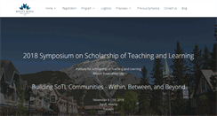Desktop Screenshot of isotlsymposium.mtroyal.ca